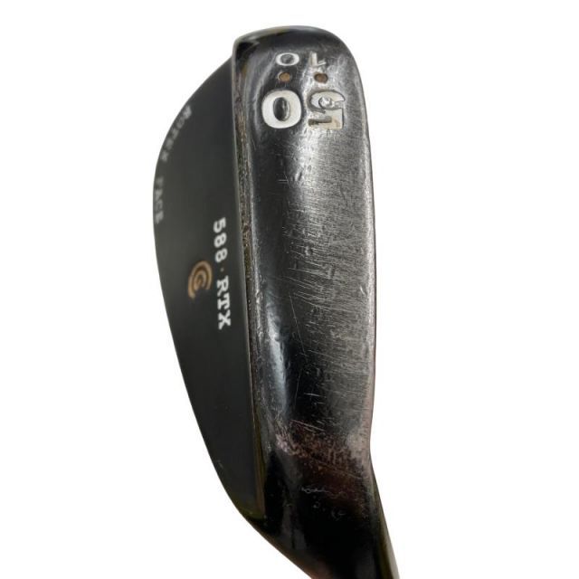 クリーブランド588 ブラック ウエッジ スチール 50° 54° 58° 中古】 クリーブランド Cleveland 588 RTX ブラックパール 50°/10