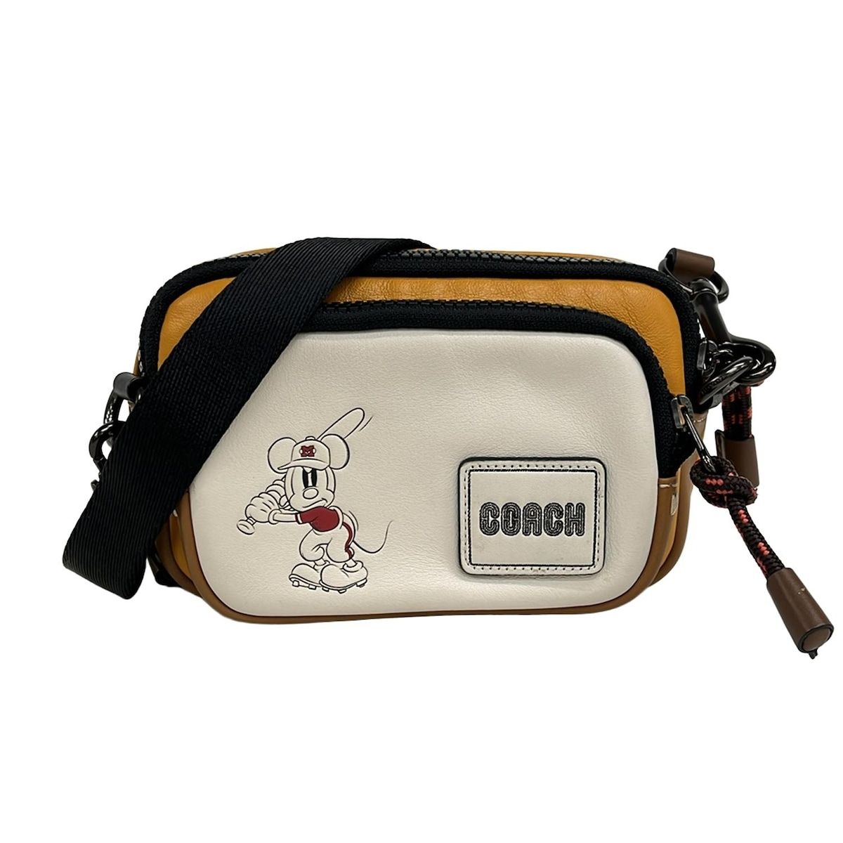 COACH(コーチ) ショルダーバッグ美品 - 3918 アイボリー×ブラウン 