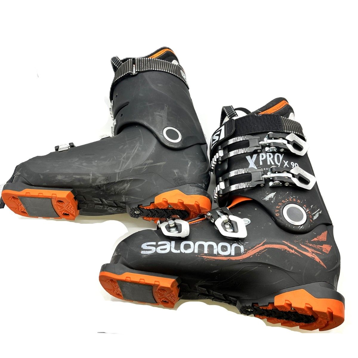 Salomon X Pro 90 スキー ブーツ L ブラック/オレンジ Salomon X Pro 90 スキー ブーツ L ブラック/オレンジ Salomon X Pro
