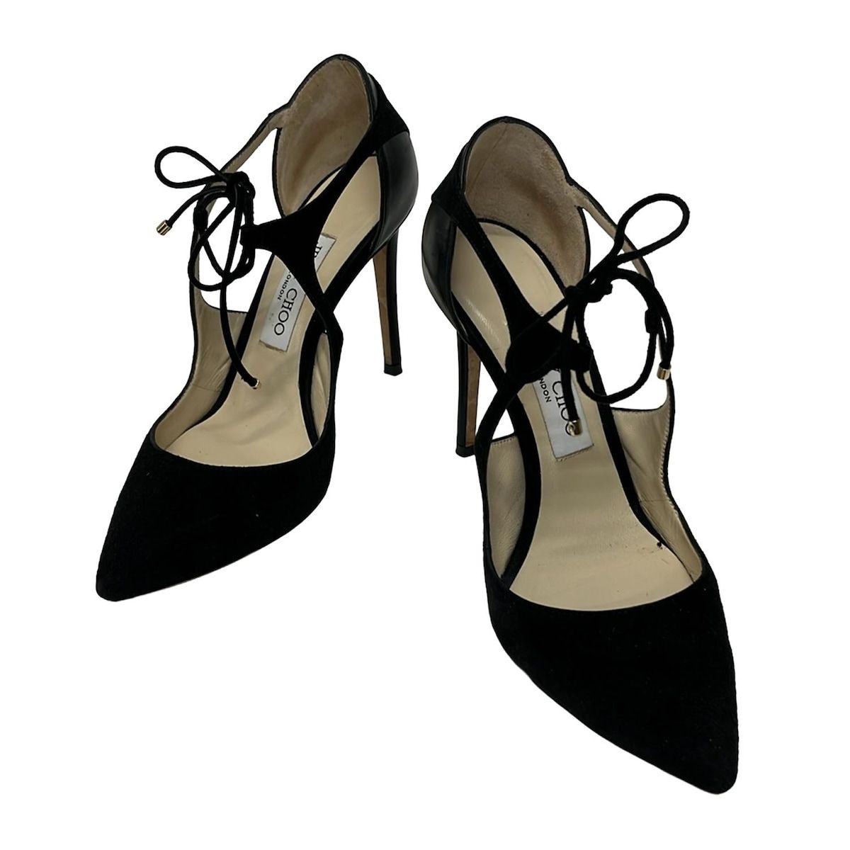 JIMMY CHOO(ジミーチュウ) パンプス 37 レディース - 黒 レザー - メルカリ