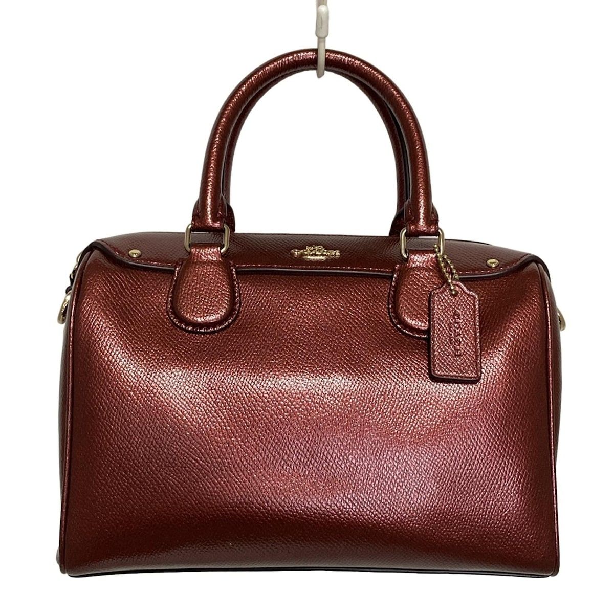 COACH(コーチ) ハンドバッグ ミニ ベネット サッチェル クロスグレイン 