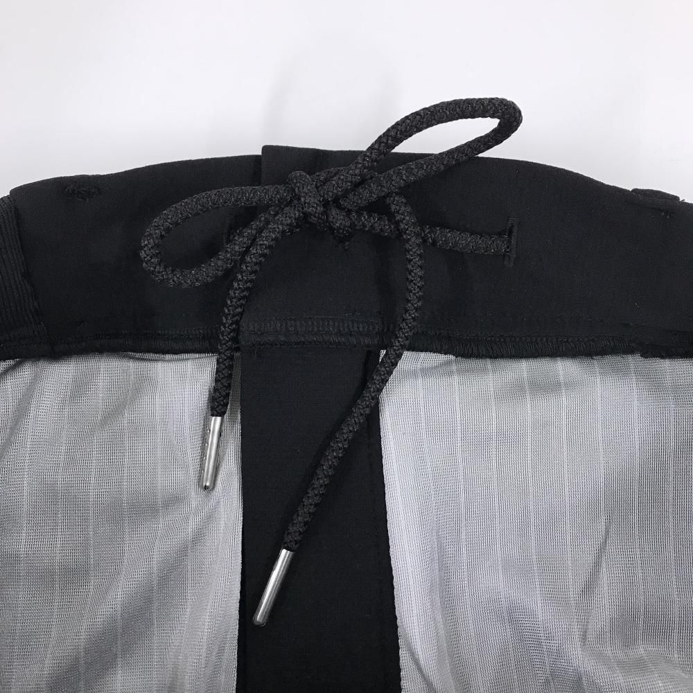 超美品】ウノピゥウノウグァーレトレゴルフ パンツ 黒 蓄熱裏地 サイド