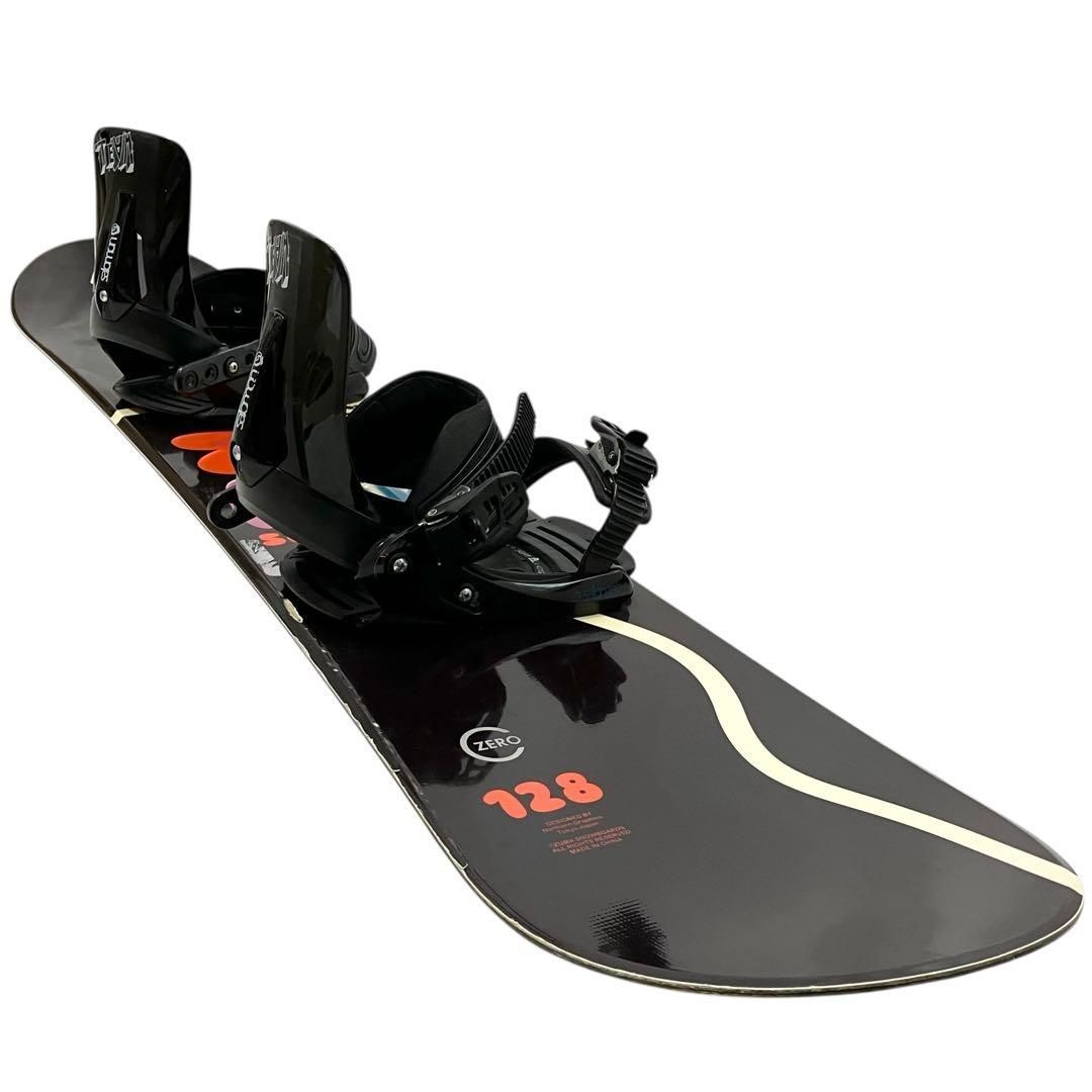 ZUMA × SALOMON Jr用 スノーボードセット ボード ZUMA ツマ 128cm