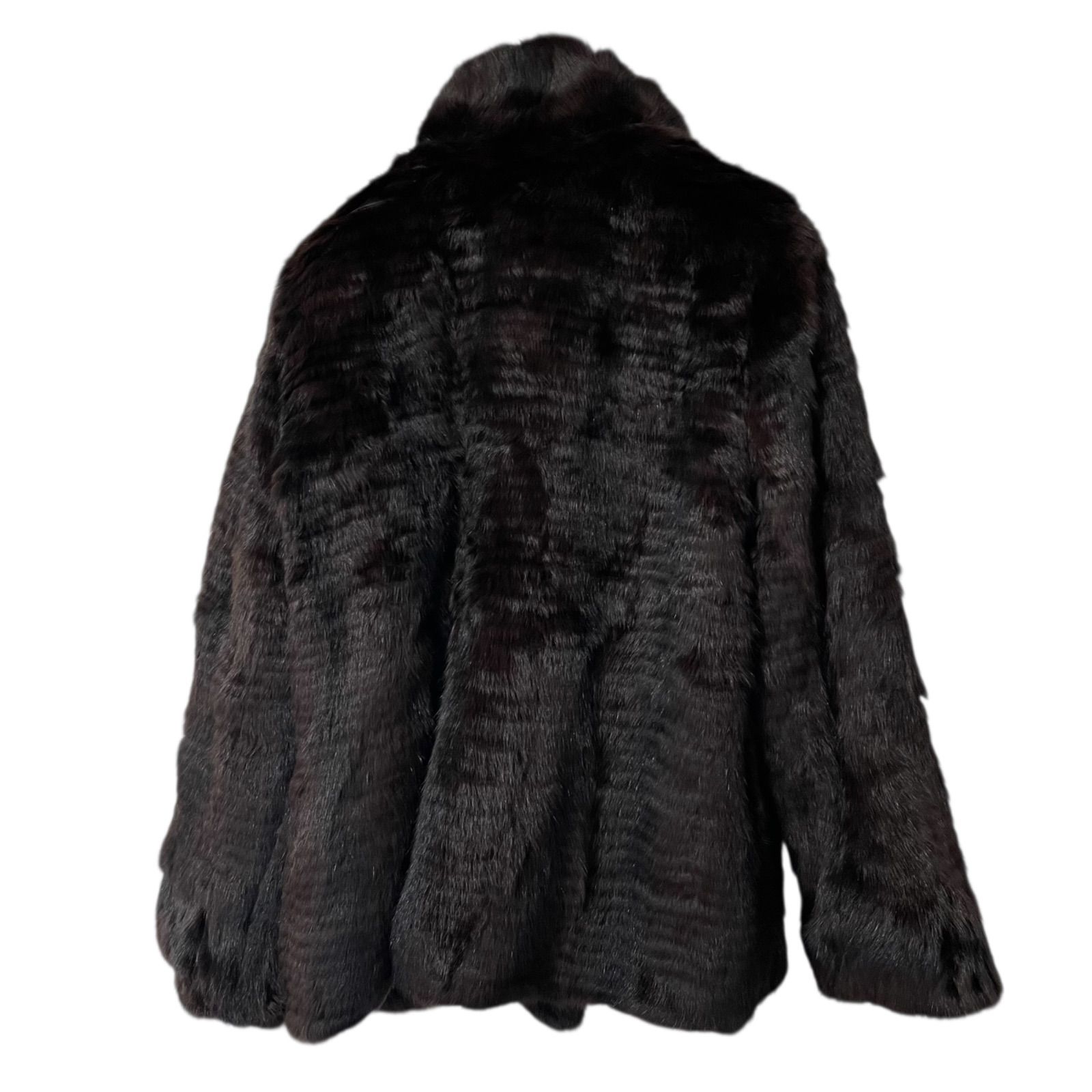 ZM1675【美品】Leilian レリアン リバーシブルファーコート リスファー