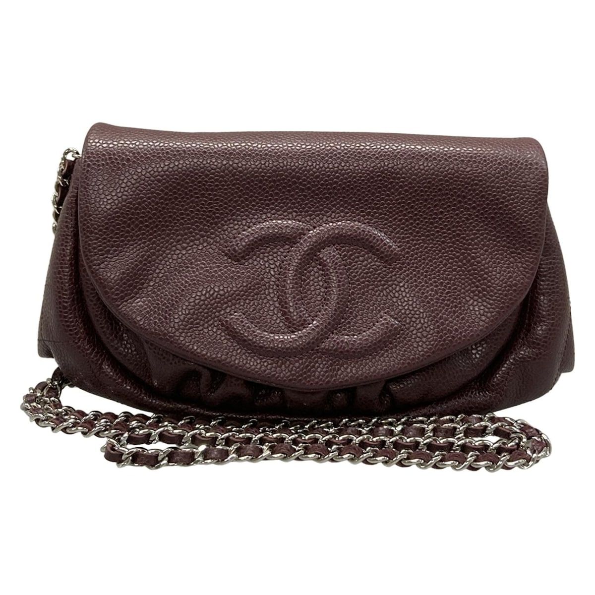 CHANEL シャネル　チェーンウォレットハーフムーン　正規品 CHANEL シャネル チェーンウォレットハーフムーン 正規品 楽天市場