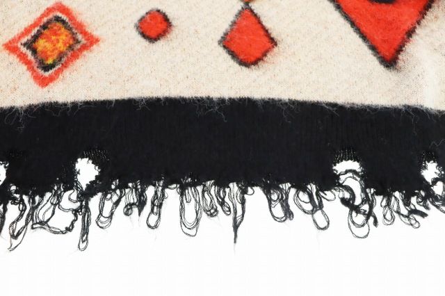 Lamrof ラムノフ 25AW Berber Design Knit ダメージ加工 ベルベル