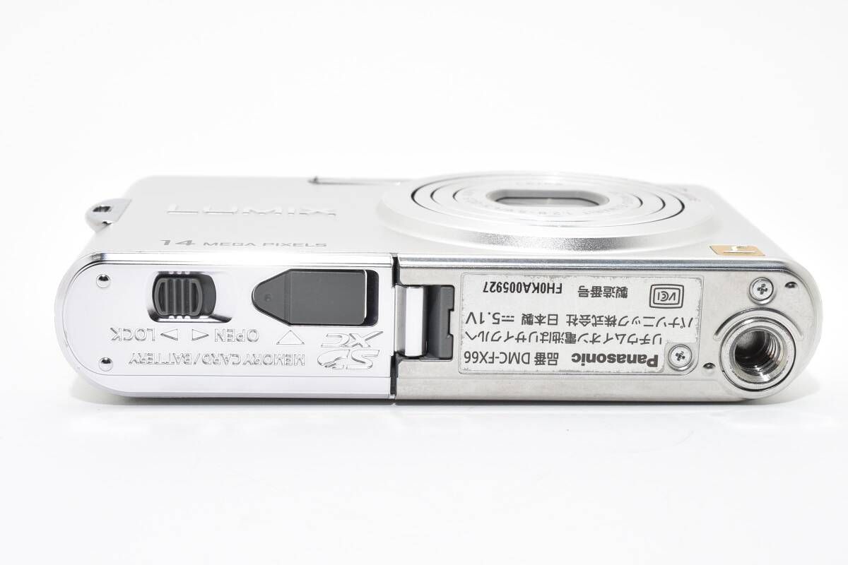 Panasonic パナソニック LUMIX DMC-FX66 シルバー ☆パナソニック Panasonic DMC-FX66 シルバー☆ W1211＃3949 - メルカリ