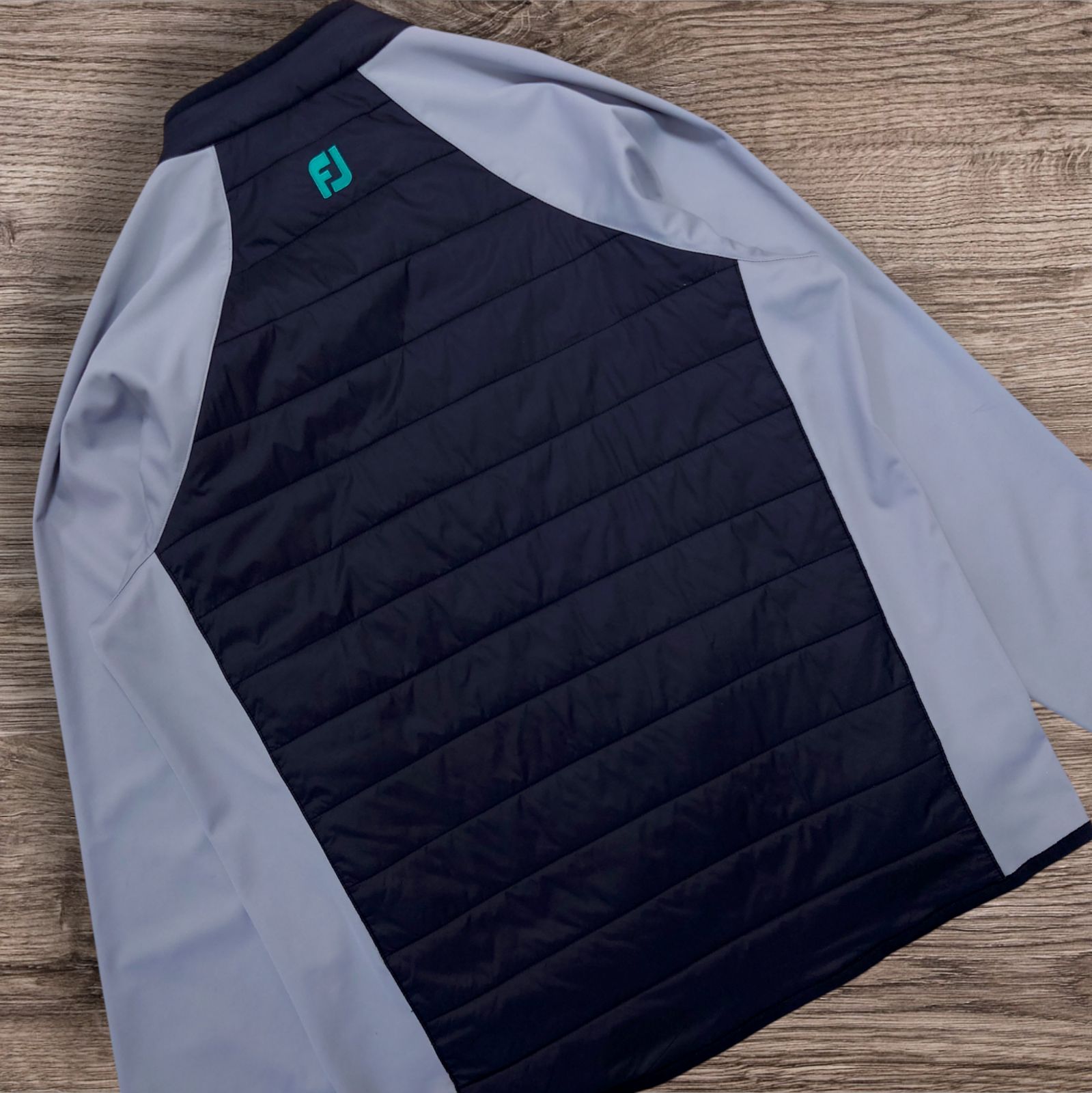 美品 FJ FootJoy 中綿セットアップ ジャケット パンツ ブラック メンズ