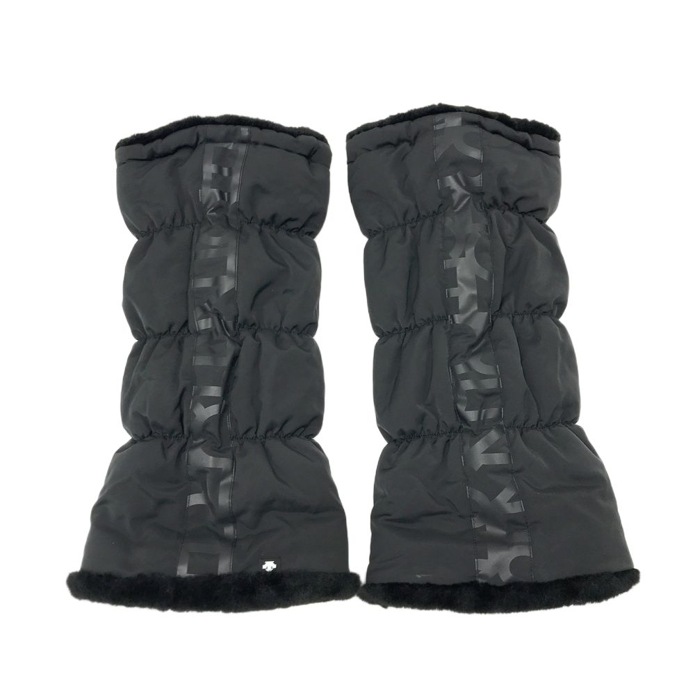 DESCENTE GOLF デサントゴルフ  中綿 レッグウォーマー ボア  ブラック系 F [240101580160] ゴルフウェア ストスト