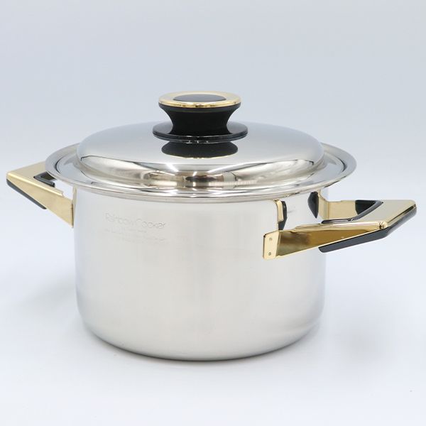 タッパーウェア　レインボークッカー 19cm寸胴鍋 美品】タッパーウェア Tupperware レインボークッカー 19cm 寸胴鍋