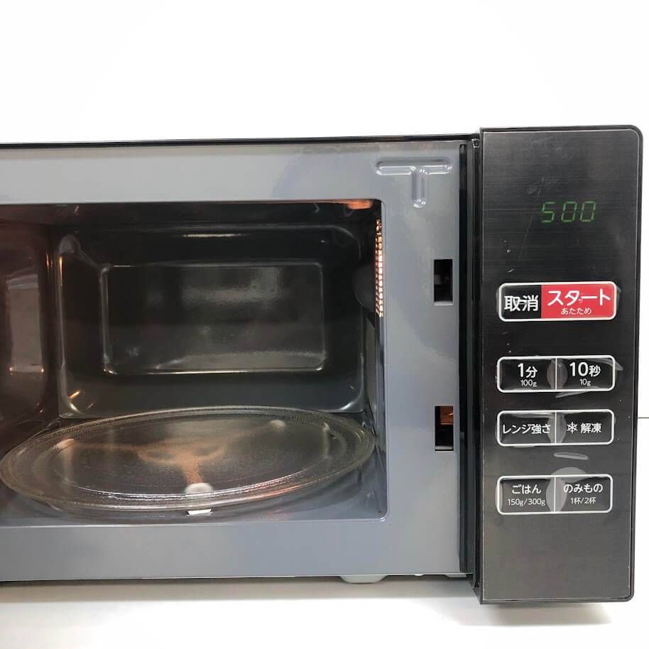 ss8244 【中古】 ハイアール 電子レンジ KS-MW23T17 ブラック 17L