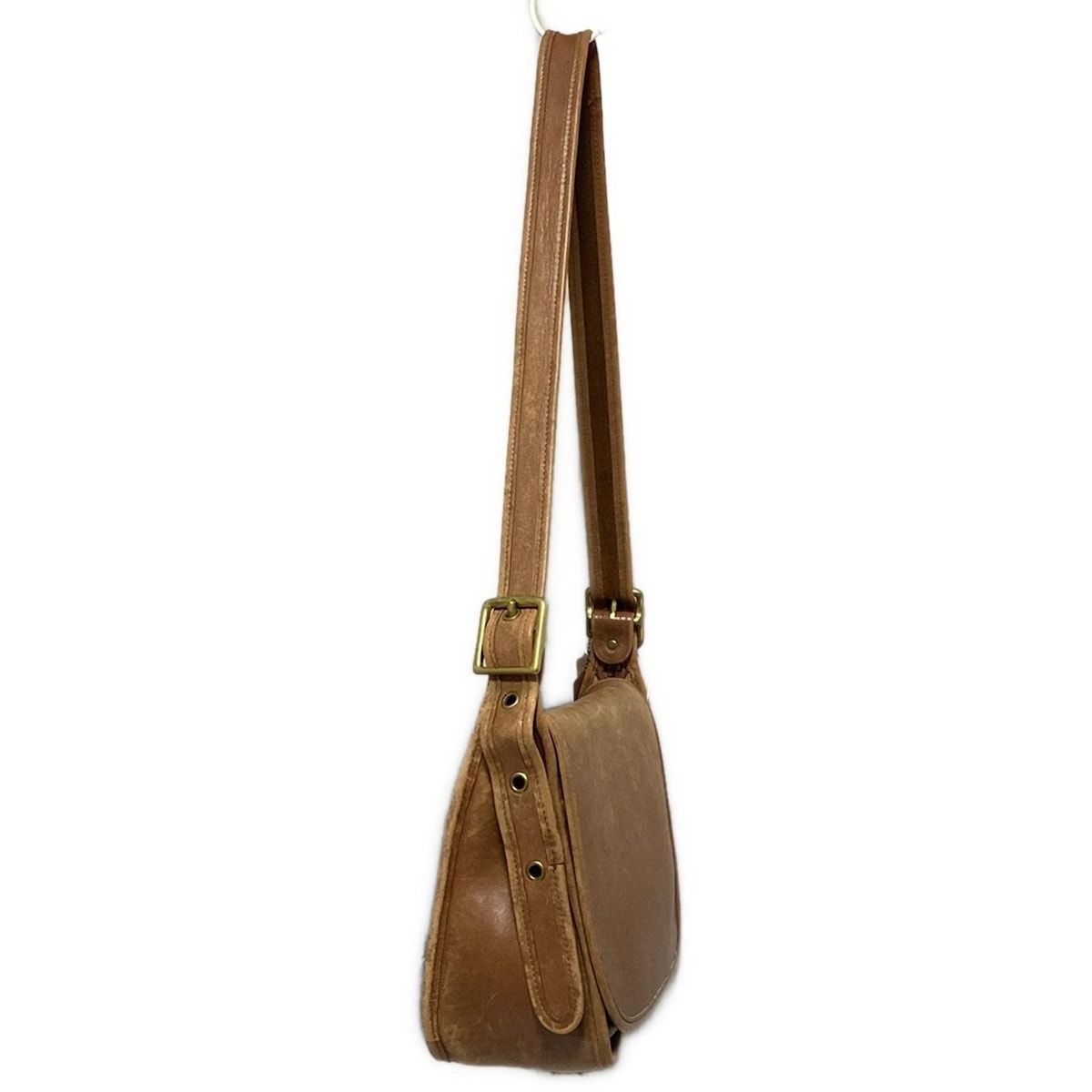 COACH(コーチ) ショルダーバッグ - 配送 9951 ブラウン レザー COACH