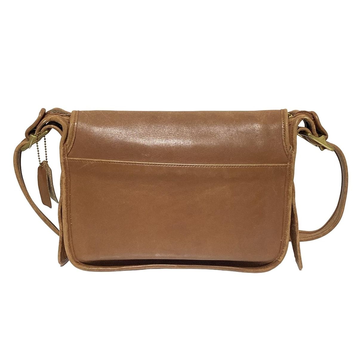 COACH(コーチ) ショルダーバッグ - 配送 9951 ブラウン レザー COACH