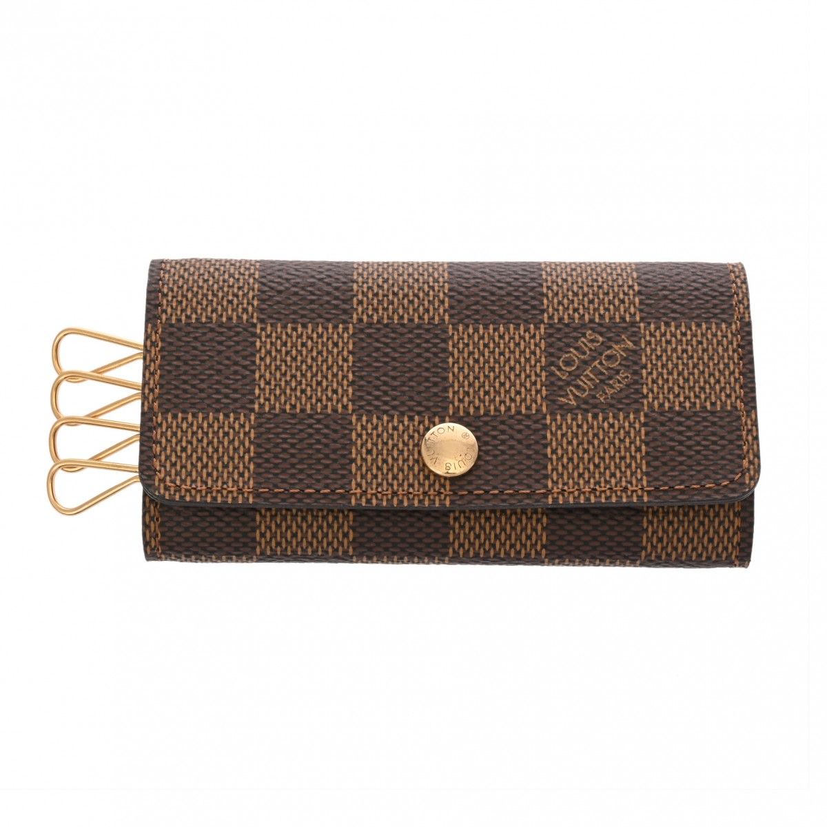 ルイヴィトン 節約 ダミエ ミュルティクレ4 ブラウン N62631 ユニ