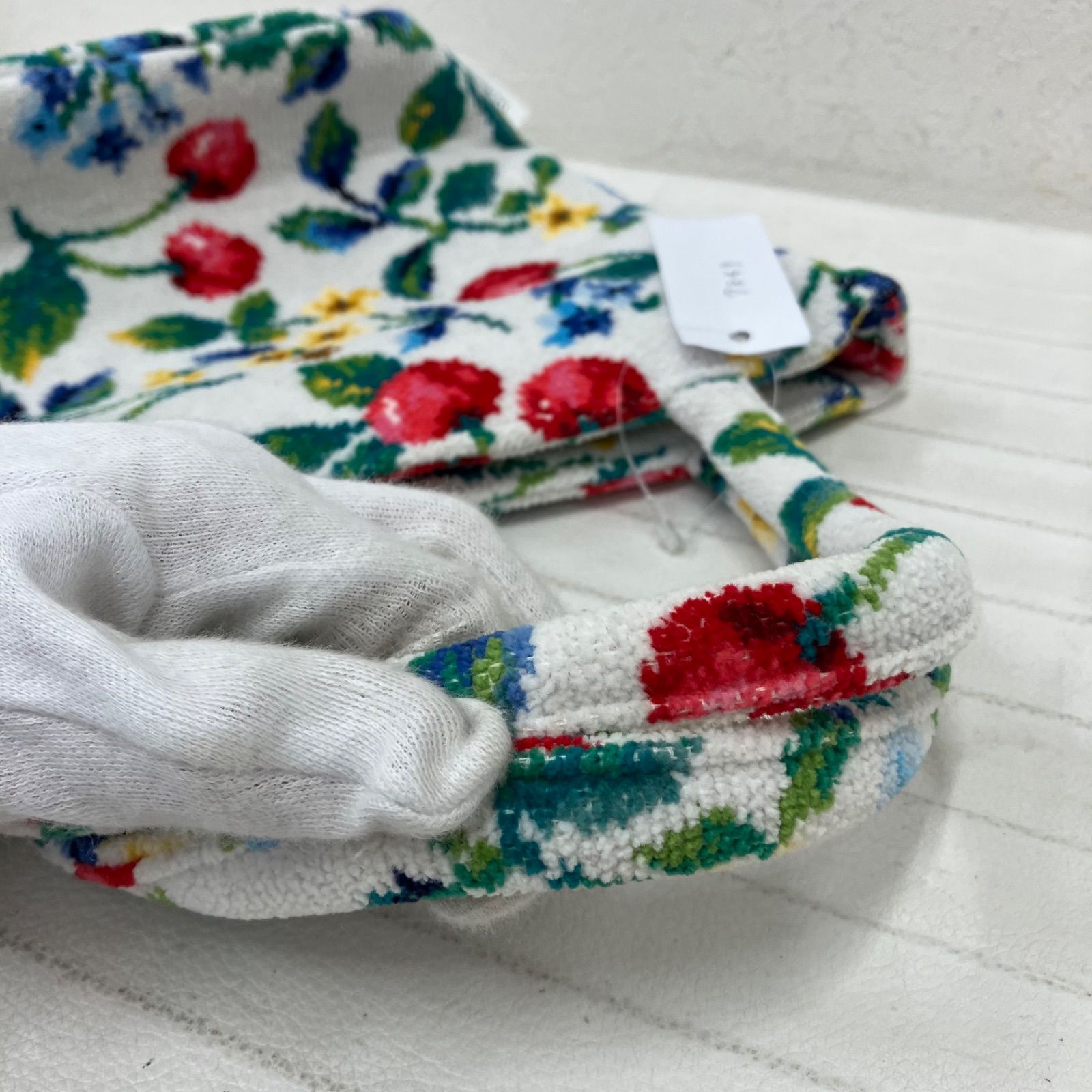 FEILER フェイラー スウィングチェリー トート ハンド バッグ 美品 7849 FEILER フェイラー スウィングチェリー トートバッグ