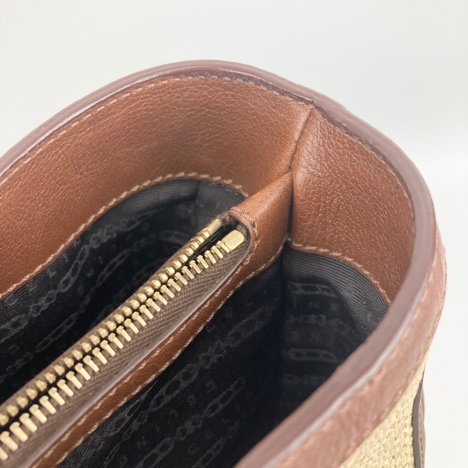 CELINE セリーヌ ブギーバッグ ハンドバッグ ラフィア ストロー SASO 