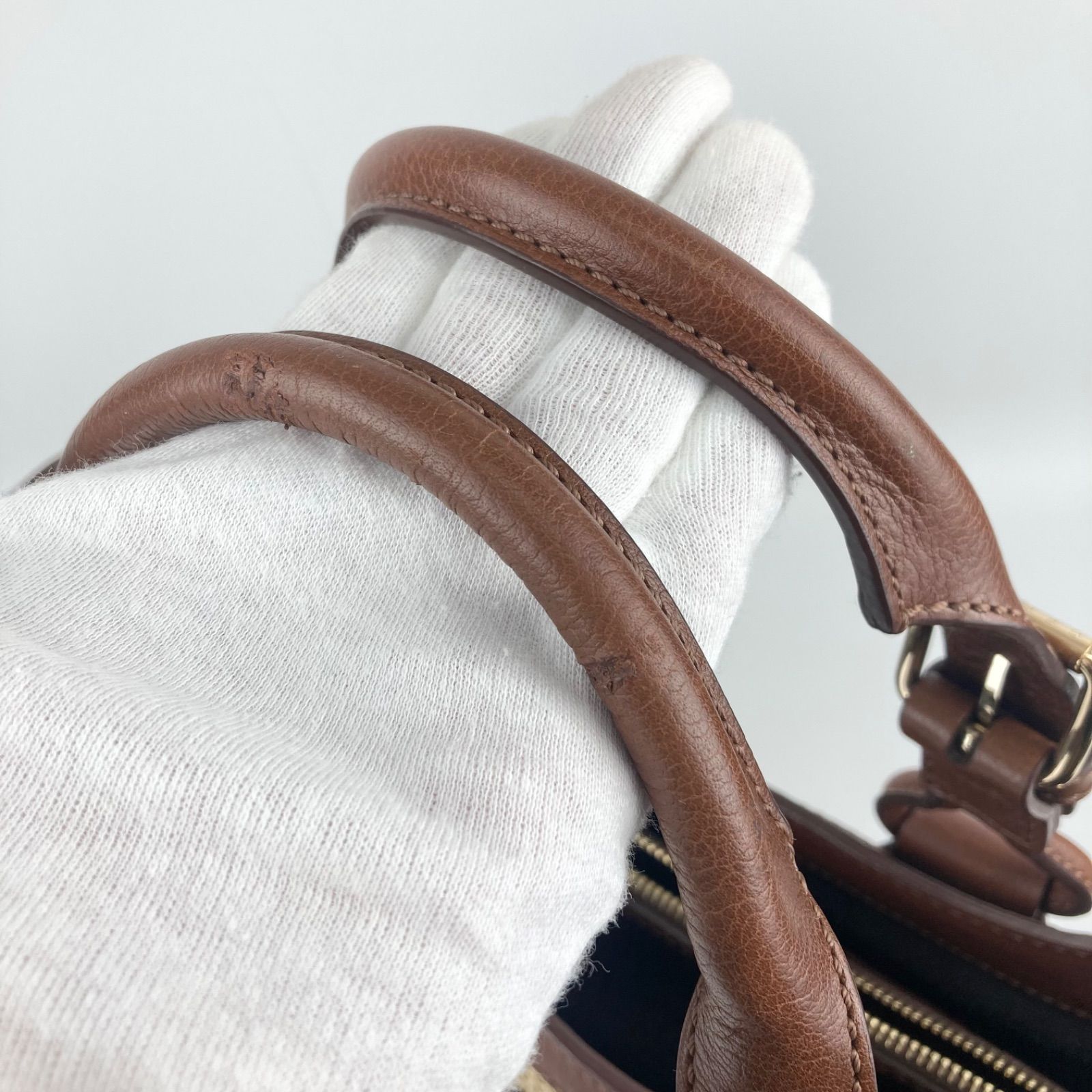 CELINE セリーヌ ブギーバッグ ハンドバッグ ラフィア ストロー SASO 