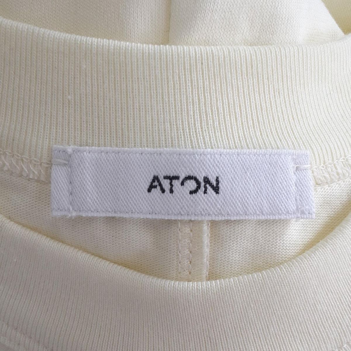 齋藤 ATON(エイトン) ワンピース サイズ02 M レディース美品 - イエロー