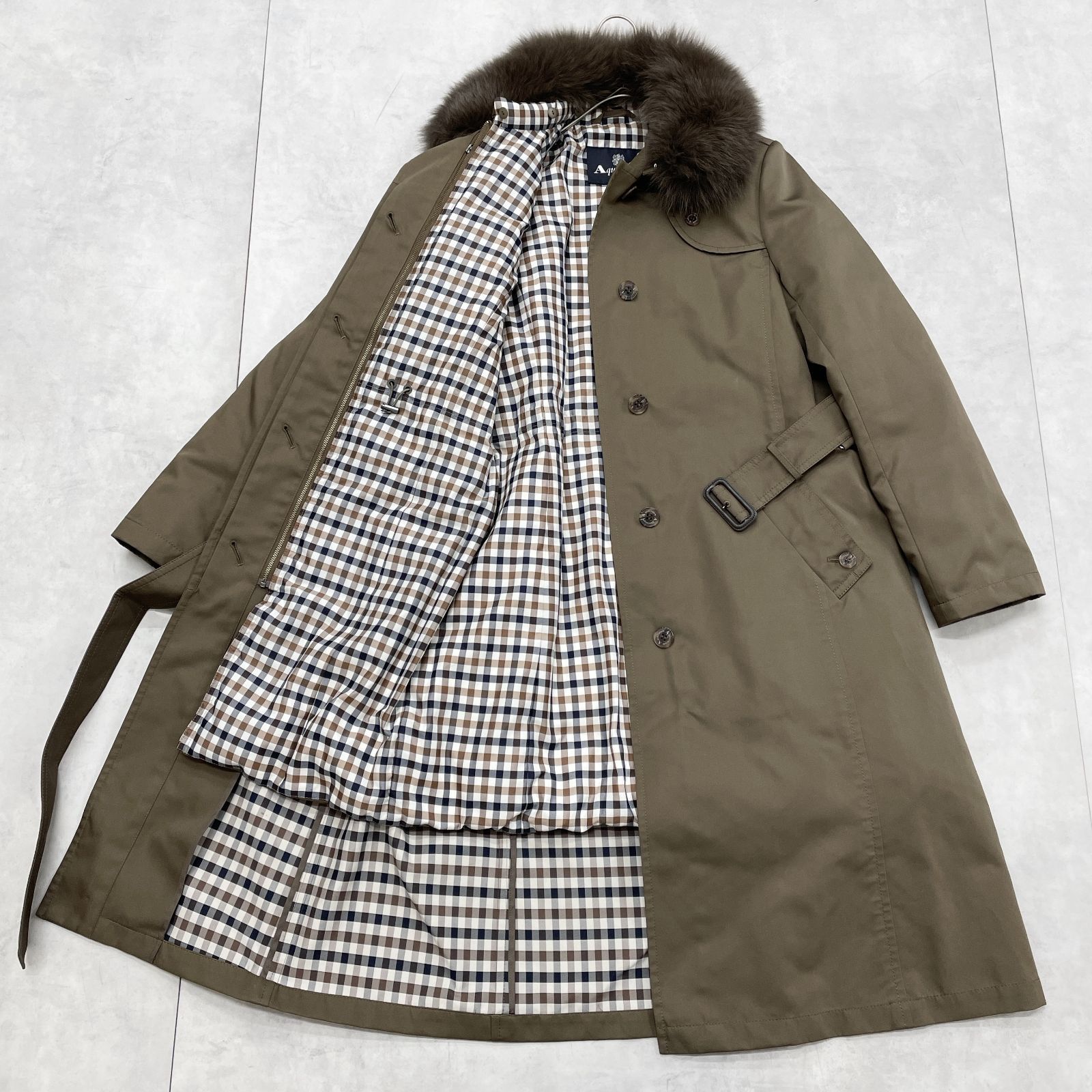 希少! TATRAS×AQUASCUTUM 3way トレンチコート ダウン付き タトラス × アクアスキュータム TATRAS × Aquascutum 3WAYダブル