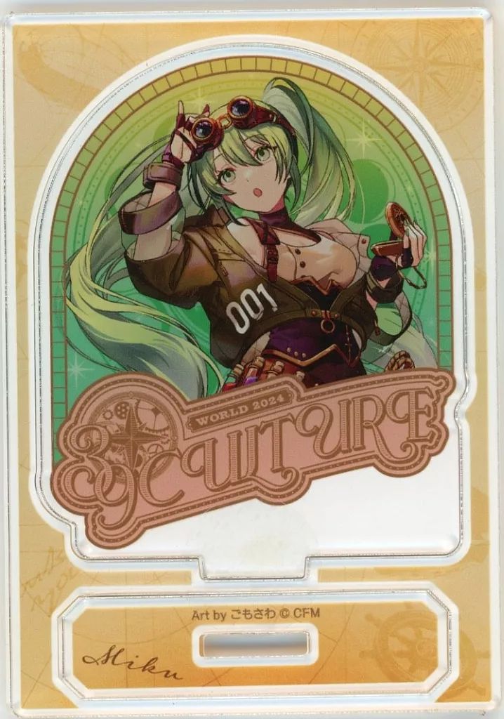 中古】アクリルスタンド・アクリルパネル 初音ミク(WORLD) アクリル