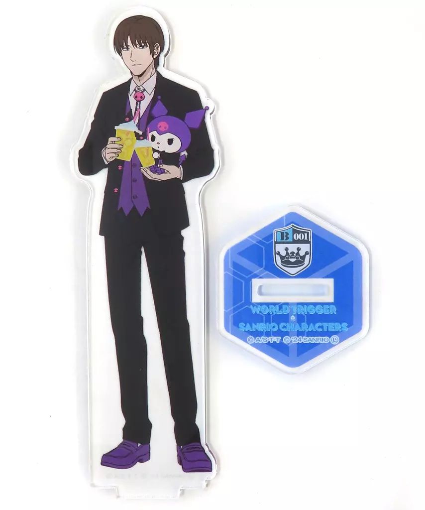 【中古】アクリルスタンド・アクリルパネル 二宮匡貴×クロミ アクリルスタンド 「ワールドトリガー×サンリオキャラクターズ」