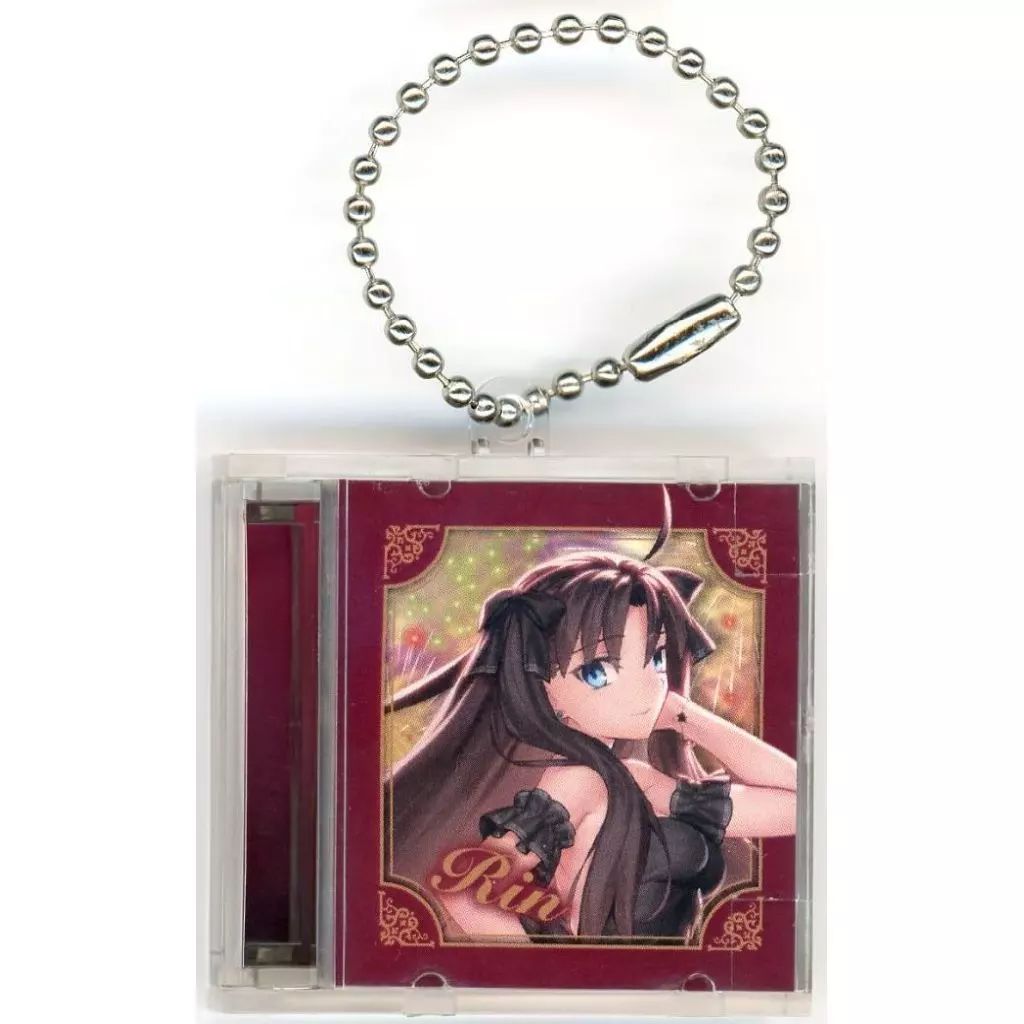 中古】キーホルダー 遠坂凛 CDケース風アクリルチャーム 「Fate/stay