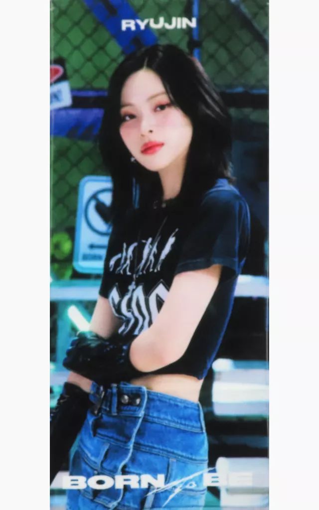 中古】タオル・手ぬぐい リュジン フォトフェイスタオル 「ITZY 2ND