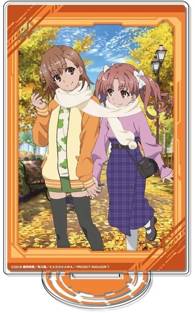 中古】アクリルスタンド・アクリルパネル 1.御坂美琴＆白井黒子