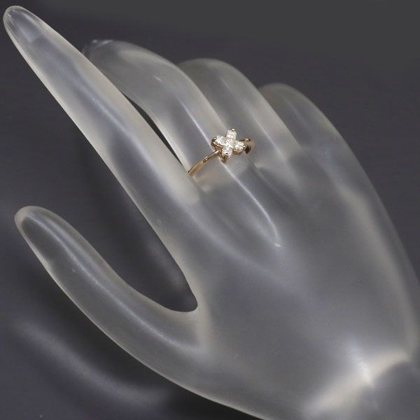 K18PG ダイヤモンド リング 0.30ct ミステリーセッティング 【公式通販】