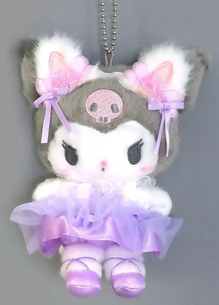 マイメロディ サンリオ 白猫バレリーナ マスコットホルダー マイメロ