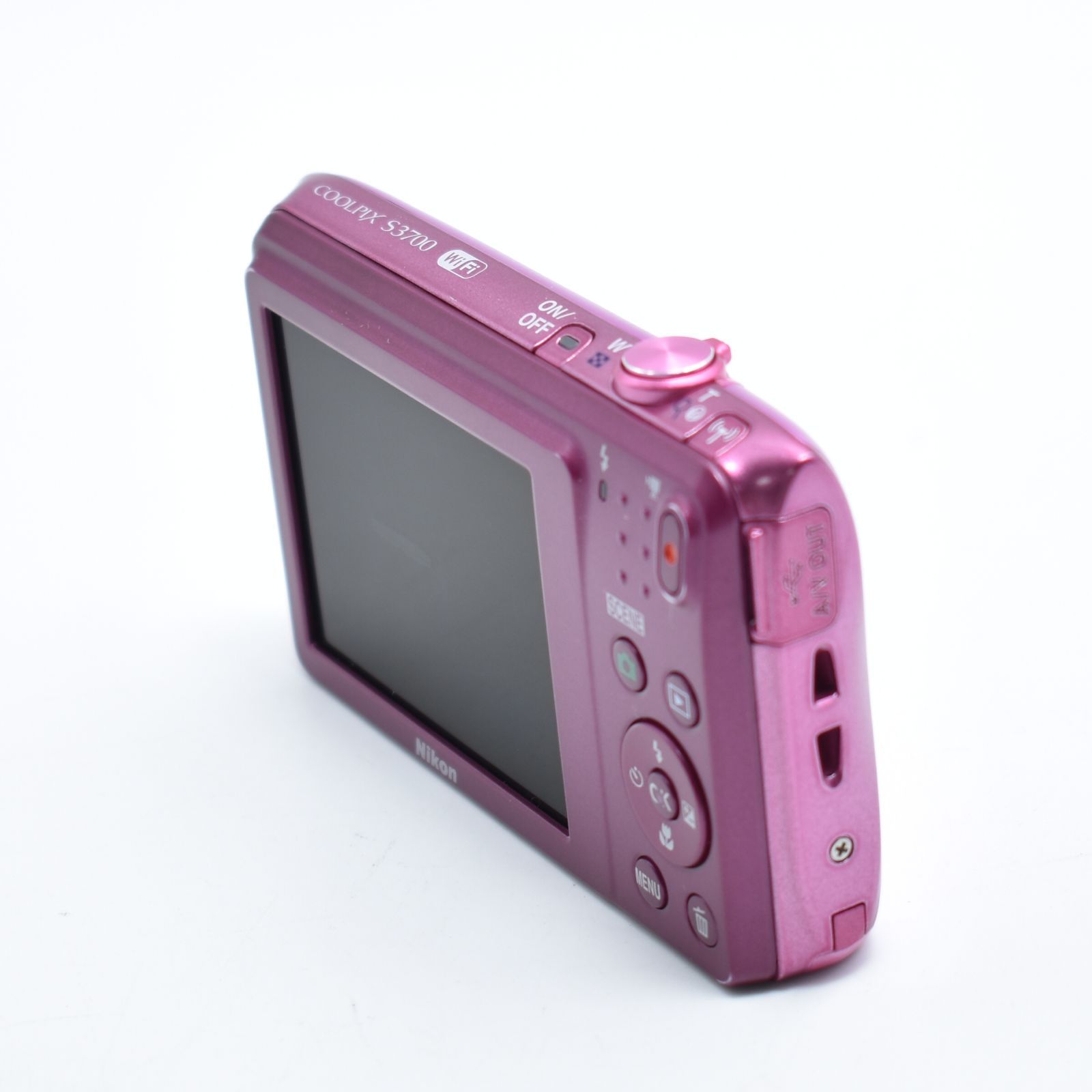 Nikon COOLPIX ピンク コンパクトデジタルカメラ［動作確認済み］ B#10772 Nikon デジタルカメラ COOLPIX S3700 ピンク 光学8倍ズーム