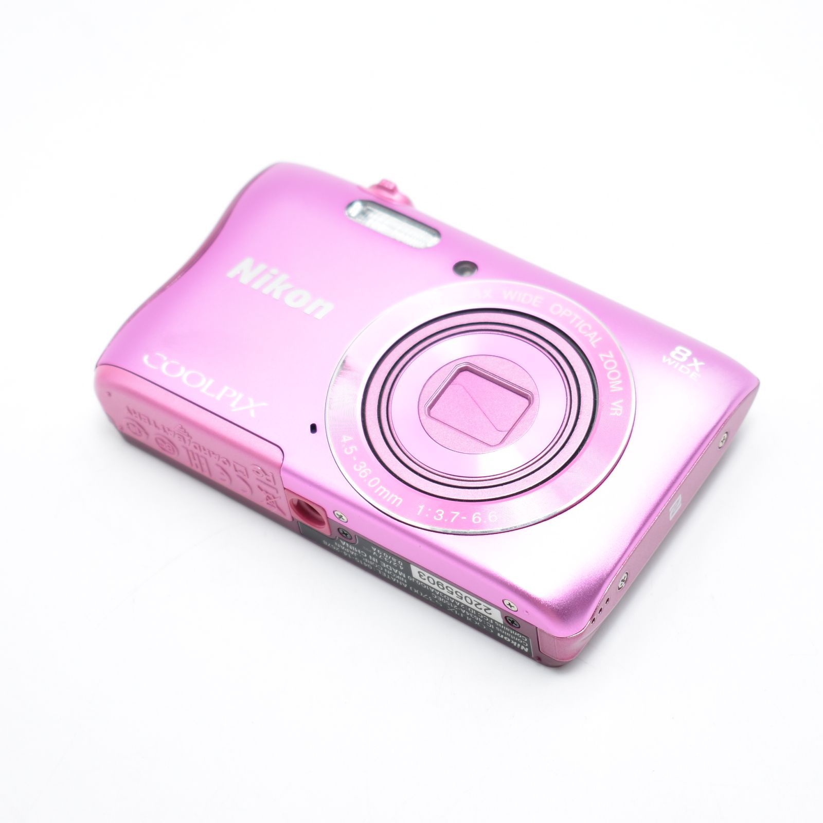 Nikon COOLPIX ピンク コンパクトデジタルカメラ［動作確認済み］ Nikon COOLPIX ピンク コンパクトデジタルカメラ［動作確認済み