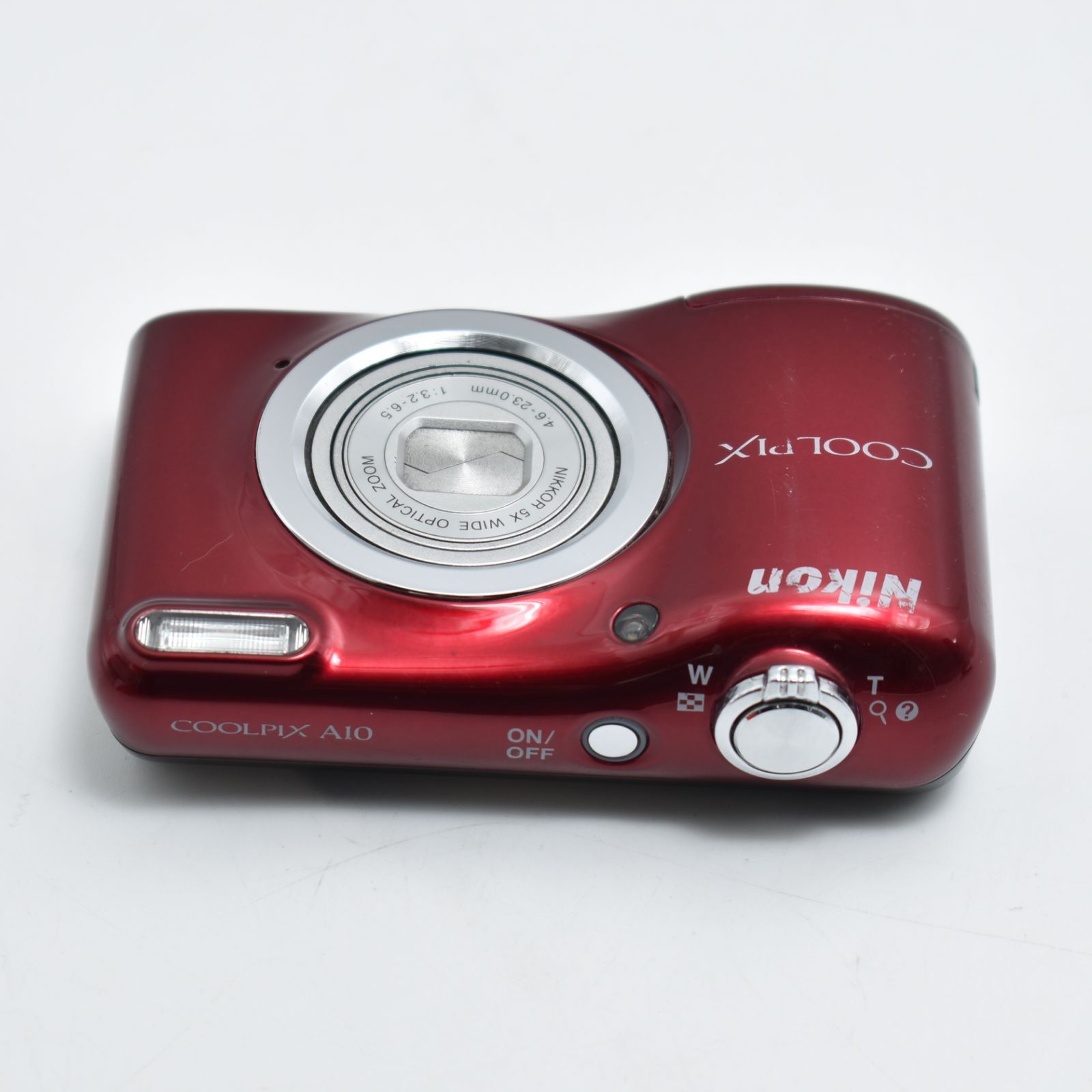 【美品】Nikon COOLPIX A10 レッド　デジタルカメラ Amazon | Nikon デジタルカメラ COOLPIX A10 レッド 光学5倍ズーム