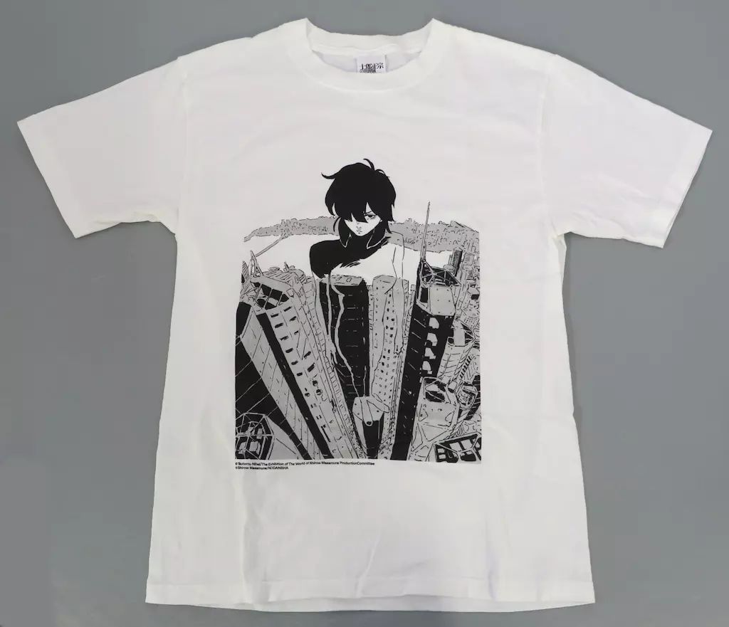 中古】Tシャツ 攻殻機動隊(弐瓶勉イラスト) Tシャツ ホワイト Lサイズ