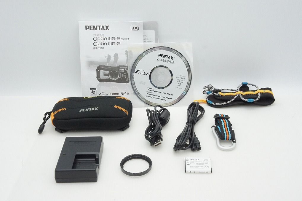 美品 PENTAX ペンタックス Optio WG-2 コンパクトデジタルカメラ