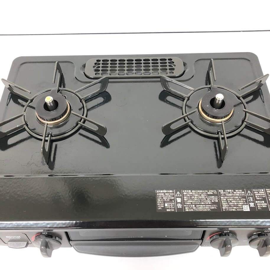 ss8247 【中古】 リンナイ ガステーブル KSR563BKR プロパンガス(LP