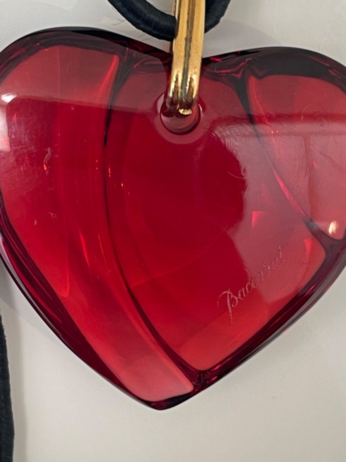 ＢＡＣCARAT 美しいレッドハ－トクリスタル　箱付き新品未使用品 バカラ レッドハ－ト 箱付き 未使用品 BACCARAT 美しいレッドハ－ト