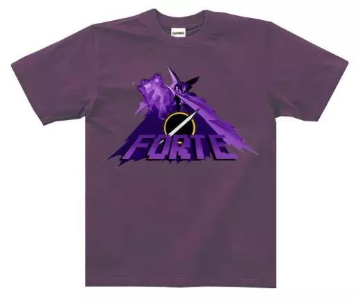 [Used] T-shirt (character) Forte T-shirt purple medium size “Battle Network Mega Man EXE”