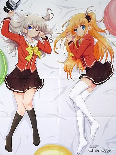 中古】ポスター 描き下ろしB2ポスター(八つ折) 友利奈緒＆西森柚咲