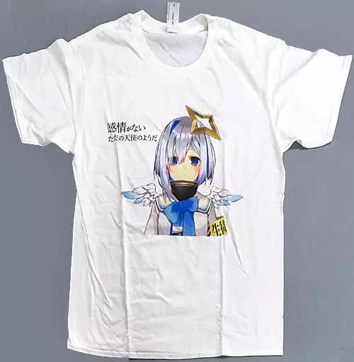 中古】衣類 天音かなた 虚無Tシャツ ホワイト XLサイズ 「バーチャル