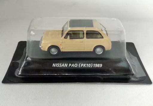 中古】食玩 ミニカー 1/64 日産 PAO(ベージュ) 「Car of the 80's