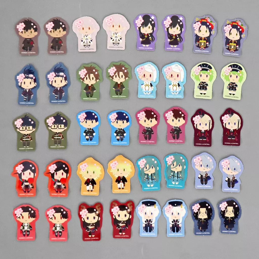 中古】シール・ステッカー Dセット 御伴散歩 さくら装備フレークシール