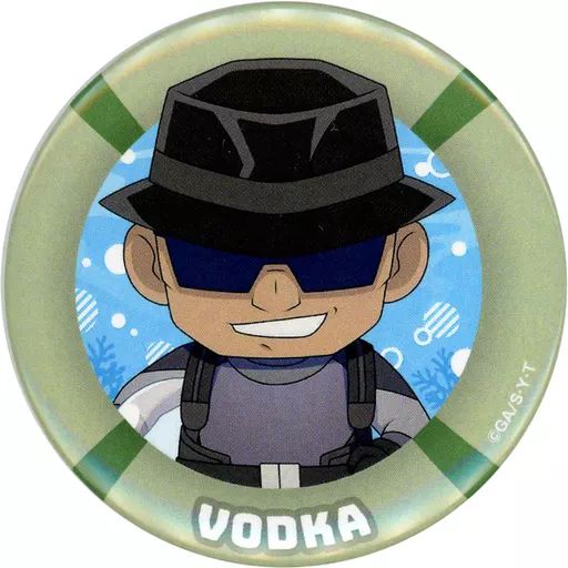 黒鉄の魚影　缶バッジコレクション　バーボン　ウォッカ 黒鉄の魚影 缶バッジコレクション バーボン ウォッカ 名探偵コナン