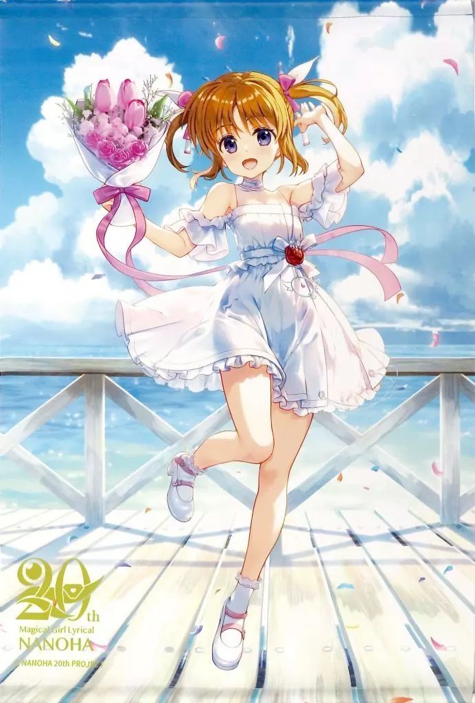 中古】タペストリー 高町なのは B2タペストリー 「DMMスクラッチ! 魔法