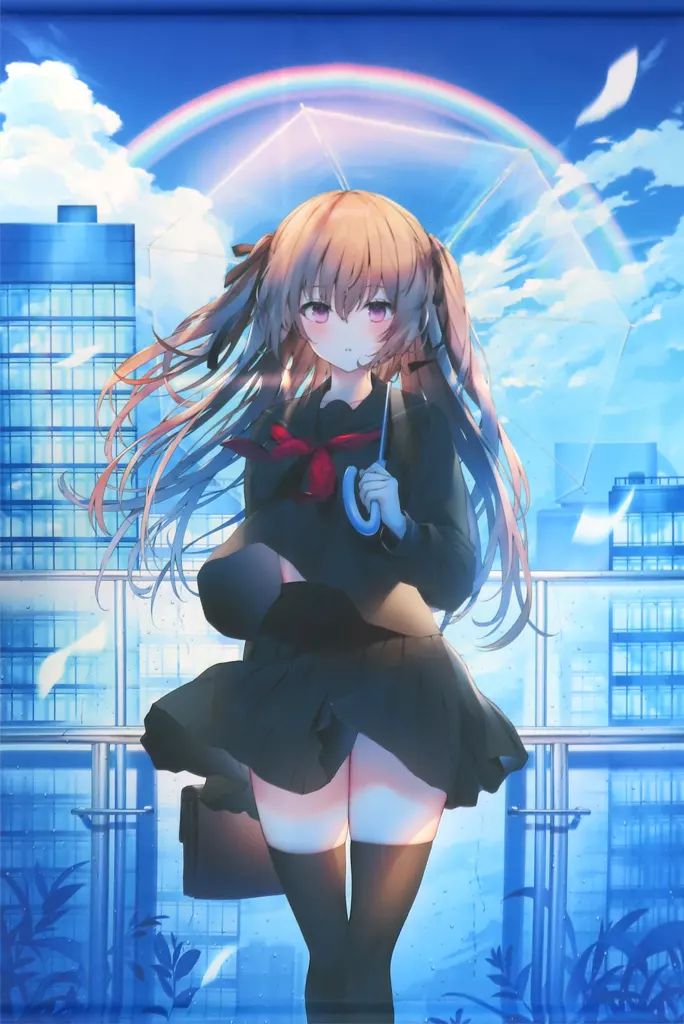 中古】タペストリー ねいびイラスト(2021/06/16) B1タペストリー 姫繰