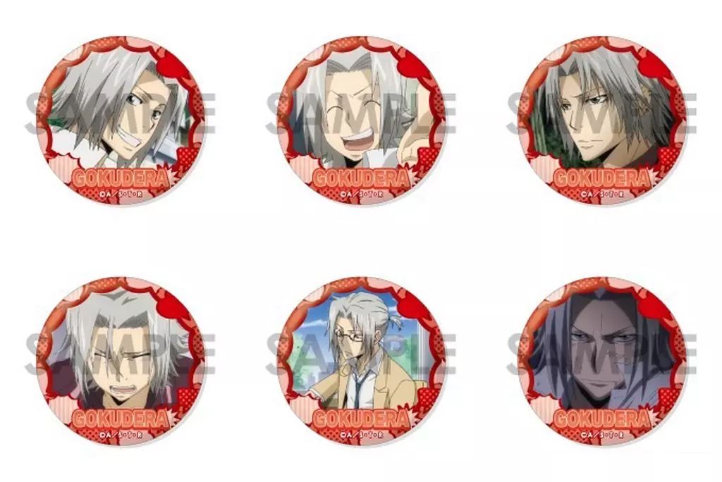 獄寺隼人　アクリルバッジコレクション　リボーン ピンバッジ　ピンズ　REBORN 獄寺隼人 アクリルバッジコレクション リボーン ピンバッジ ピンズ