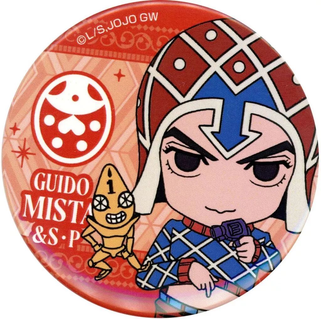 ジョジョの奇妙な冒険　メディコス　缶バッジ　ミスタ ジョジョの奇妙な冒険 メディコス 缶バッジ ミスタ ジョジョの奇妙な