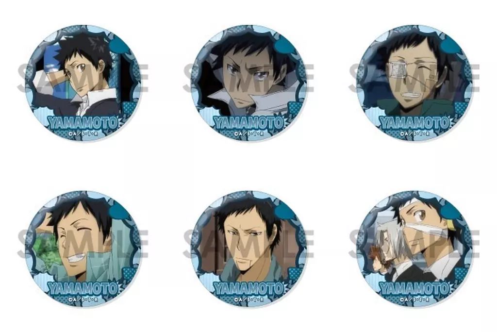 中古】バッジ・ビンズ 山本武 缶バッジセット～山本武がいっぱい