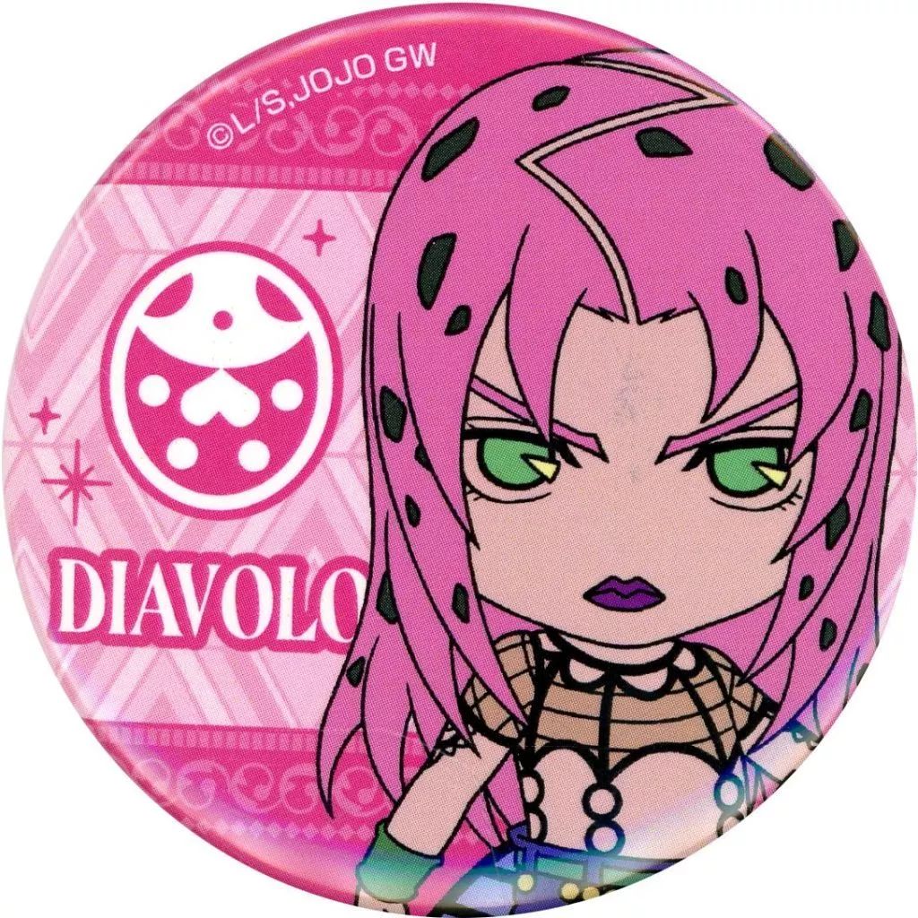 中古】バッジ・ビンズ ディアボロ 「ジョジョの奇妙な冒険 第五部 黄金