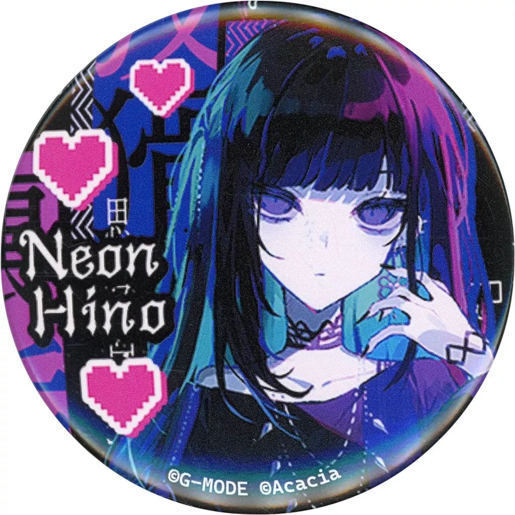 灯野ネオン　10個セット　配信少女ノ裏垢迷宮　缶バッジ　デジゲー展 中古】バッジ・ピンズ 灯野ネオン 「配信少女ノ裏垢迷宮 ランダム缶